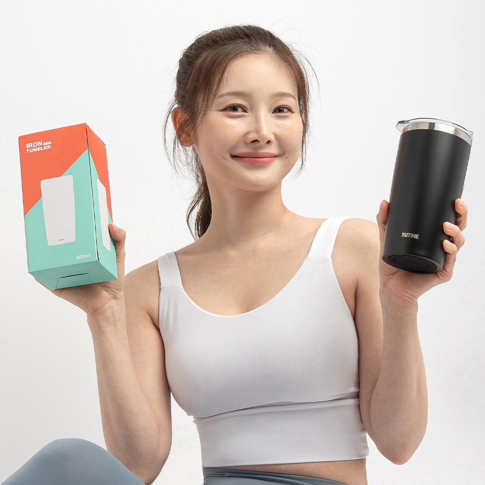 루티네 아이언 텀블러 600ml